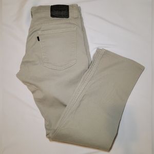 Men's Levi's 513 khaki jeans W34 L32